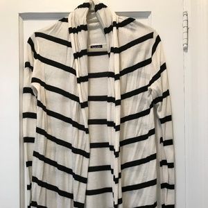 Splendid XS blue white stripe lightweight cardiga